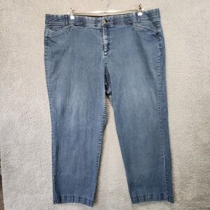 CJ Banks Jeans Womens‎ Size 24W Average (Fits 47x28) Blue Comfort Waist Casual